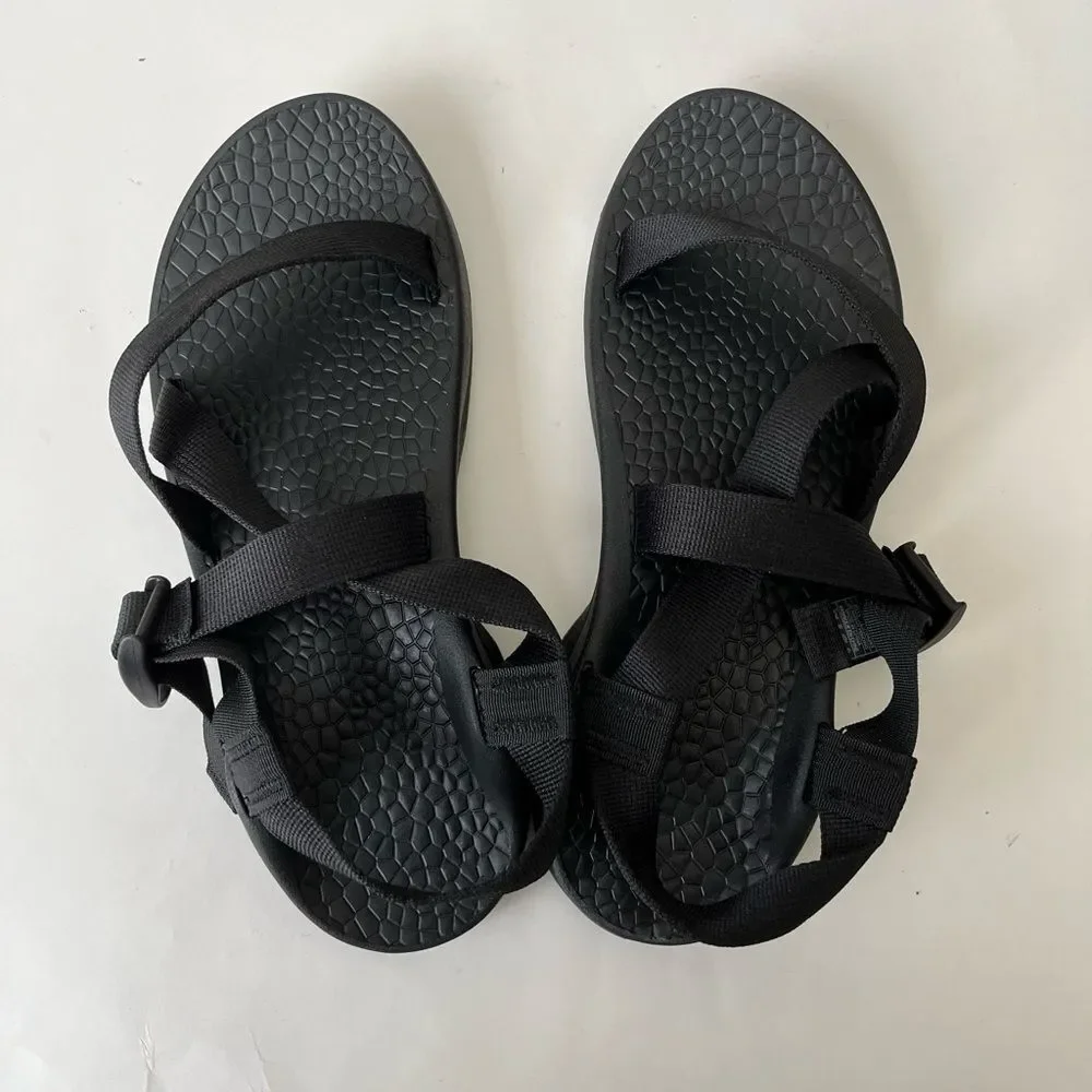 Chaco Updraft Bulloo Men’s Hiking Outdoor Adjustable Strap Sandals Black Size 12